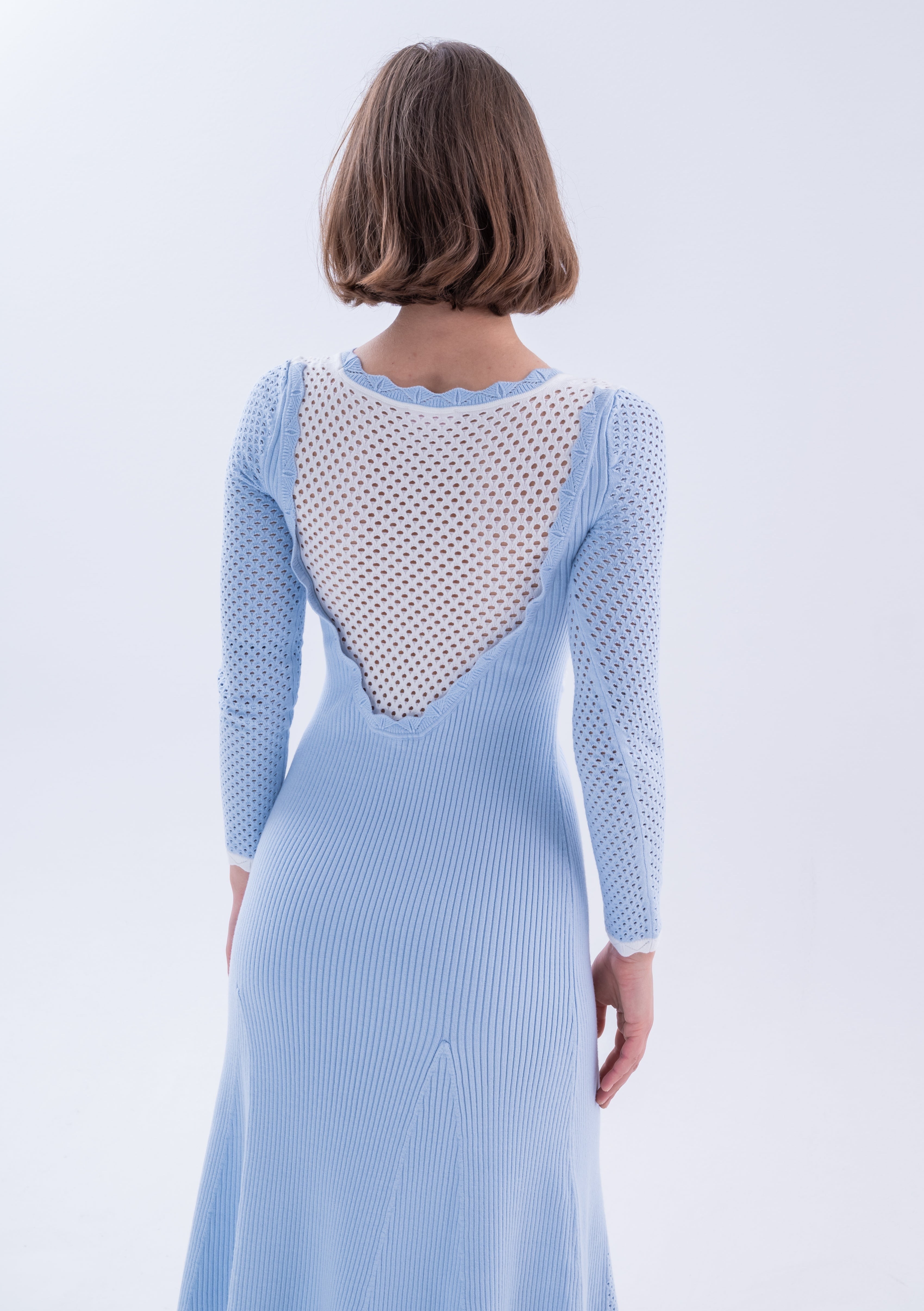 Knitted Dress &quot;Blue&quot;