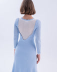 Knitted Dress "Blue"